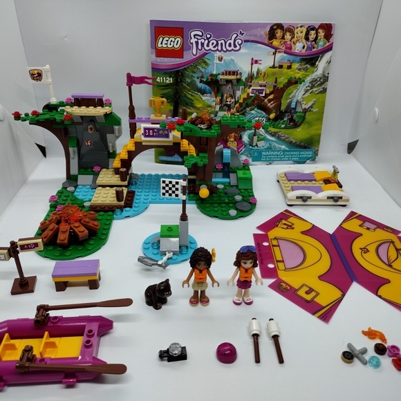 Lego Friends Raft Lego | Toys | Lego Friends 4121 Adventure Camp Rafting Prebuilt By An ...